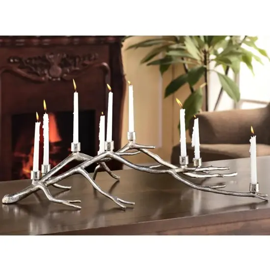 Stunning Aluminum Branch Centerpiece Candleholders Candelabra Home D&eacute;cor {1}