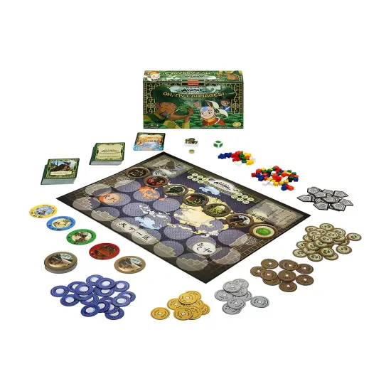 Nickelodeon Avatar The Last Airbender Oh, My Cabbages! Strategic Board Game {1}
