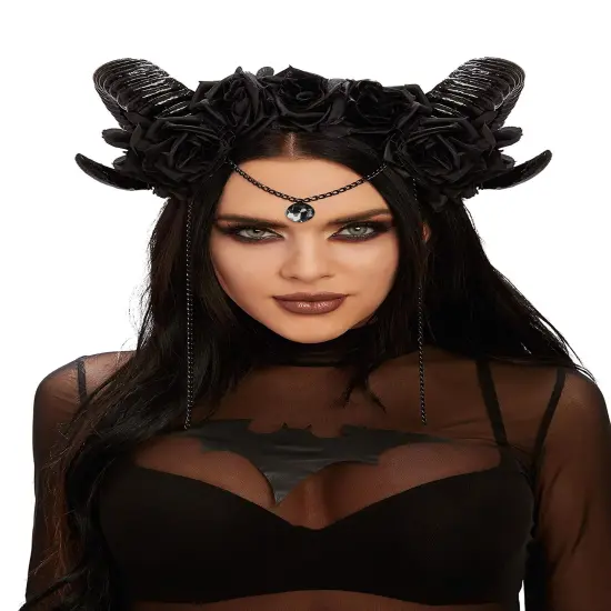 Mystical Ram's Horn Adult Costume Headpiece | One Size {1}