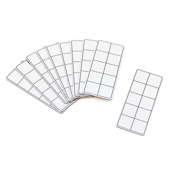 Rainbow Ten Frames {5}