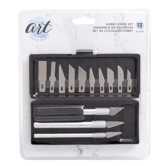 TOOL - American Crafts - ART SUPPLY BASICS - HOBBY KNIFE SET (13 PIECE) 354853 {1}