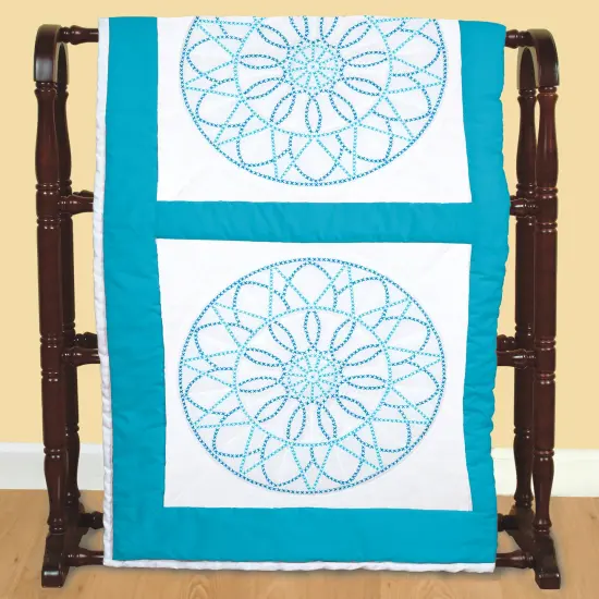 Jack Dempsey Stamped White Quilt Blocks 18"X18" 6/Pkg-XX Dream Catcher {3}