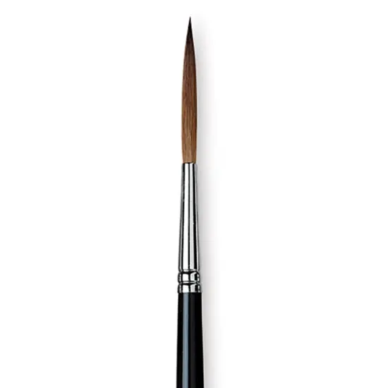 Da Vinci Kolinsky Red Sable Brush - Extra Long Pointed Liner, Long Handle, Size 12 {1}