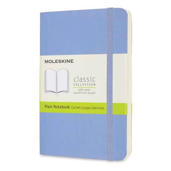 Moleskine Classic Soft Cover Notebook - Light Blue, Blank, 5-1/2" x 3-1/2" {1}
