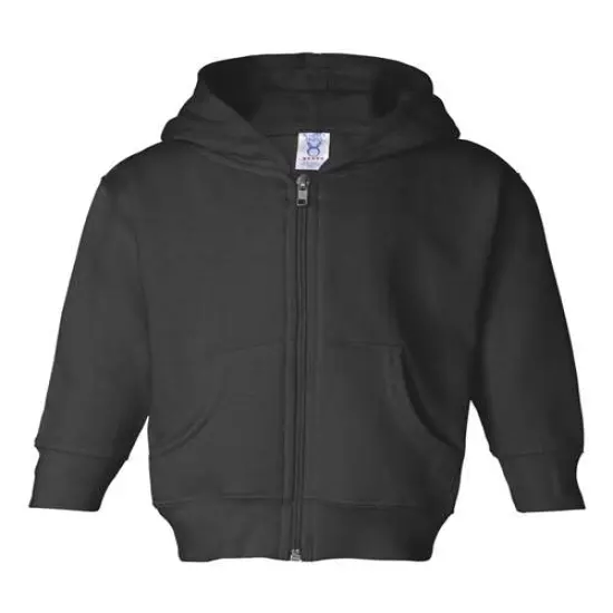 Rabbit Skins&reg; Toddler Full Zip Fleece Long Sleeve Hoodie - 3346 Navy {8}