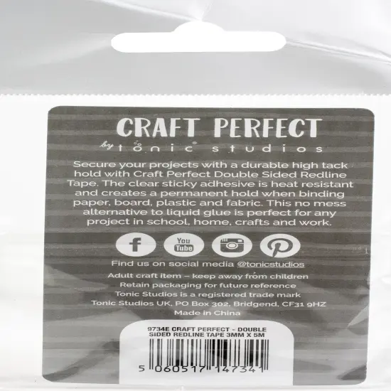 Craft Perfect Double-Sided Redline Tape-3mmX5m {2}
