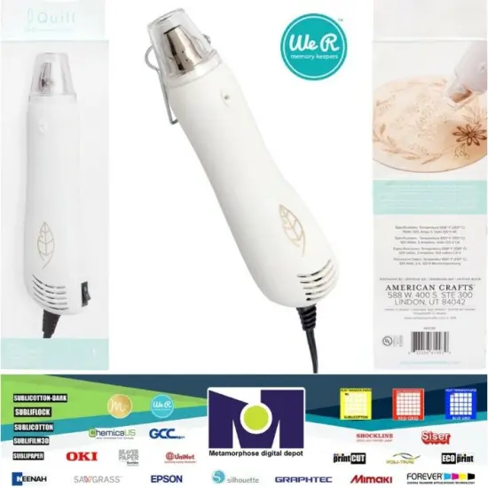 We R Memory Keepers Quill Mold Press Heat Gun - 661093 White by American Crafts {1}