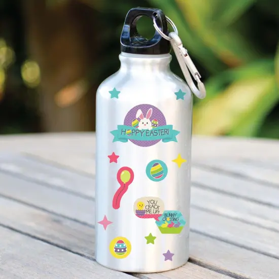 Big Dot of Happiness Hippity Hoppity - Easter Bunny Party Favor Kids Stickers - 16 Sheets - 256 Stickers {6}