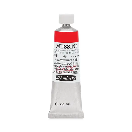 Schmincke Mussini Oil Color - Cadmium Red Light, 35 ml tube {1}
