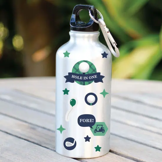 Big Dot of Happiness Par-Tee Time - Golf - Birthday Party Favor Kids Stickers - 16 Sheets - 256 Stickers {6}