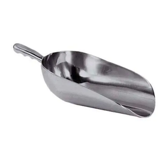 Lehman's Heavy Duty Cast Aluminum Bulk Food or Grain Scoop 84 Ounce {1}