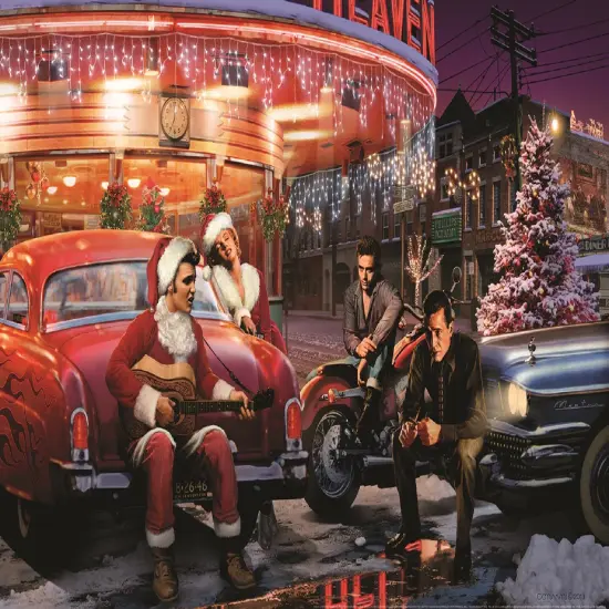 Sunsout Legendary Crossroads 1000 pc Christmas Jigsaw Puzzle 67074 {1}