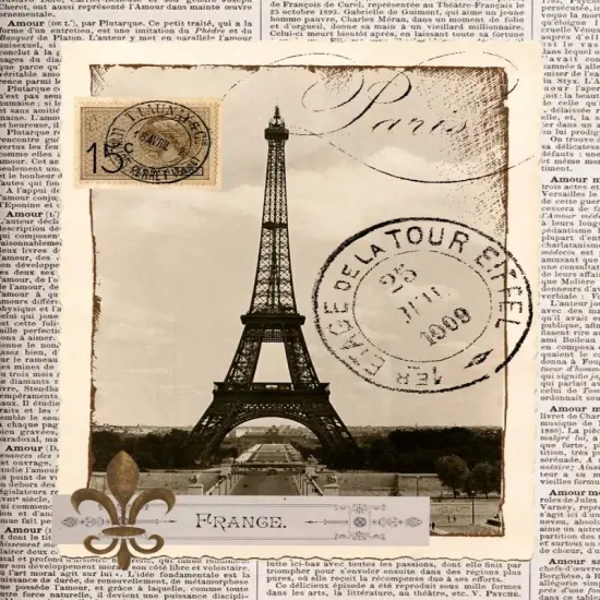 Paris Memories Poster Print by Katrina Craven - Item # VARPDX14510 {1}