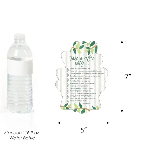 Big Dot of Happiness Family Tree Reunion - Selfie Scavenger Hunt - Family Gathering Party Game - Set of 12 {5}