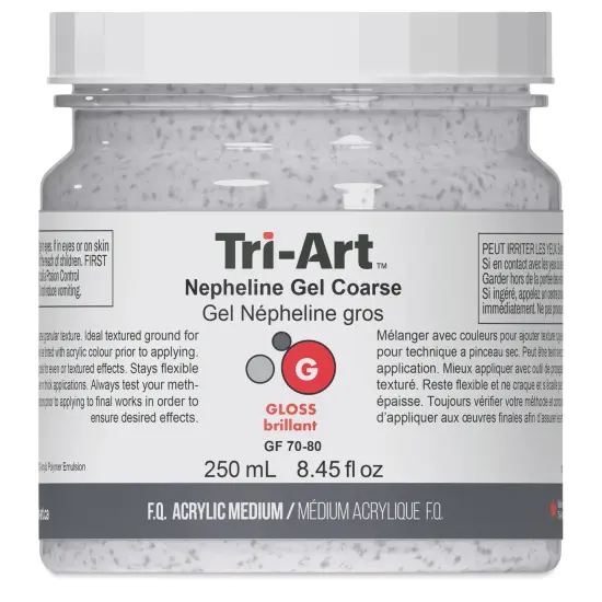 Tri-Art Nepheline Gel Medium - Coarse, 250 ml {1}