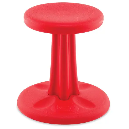 Kore Kids Wobble Stool - Red, 14" Tall {1}