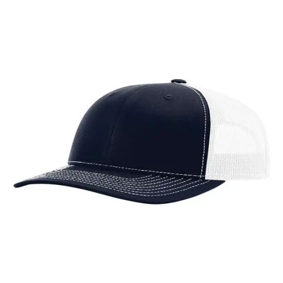 Richardson&reg; Sustainable Trucker Cap Navy/ White {1}