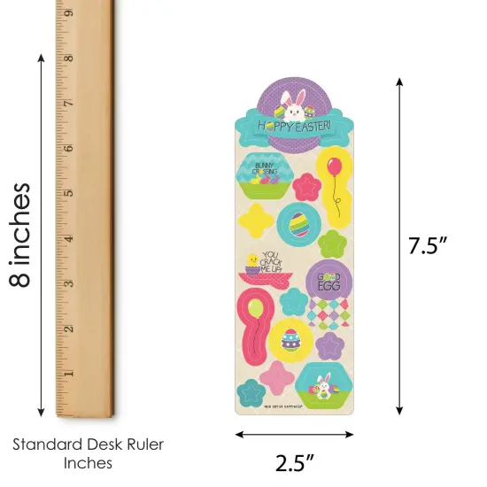 Big Dot of Happiness Hippity Hoppity - Easter Bunny Party Favor Kids Stickers - 16 Sheets - 256 Stickers {4}