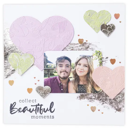 Sizzix 3D Textured Impressions By Kath Breen-Mark Making Hearts {4}