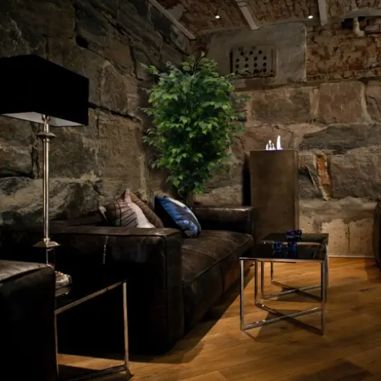 6' Silk Ficus Tree - 1528 UV Resistant Lifelike Leaves, Realistic Artificial Plant for Indoor & Outdoor Home, Office & Event Decor, Floral Home by Artificial Flowers {5}