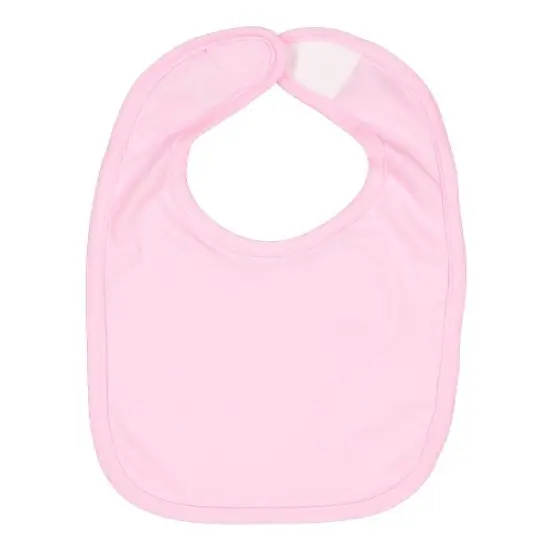 Rabbit Skins&reg; Infant Premium Jersey Bib Pink {2}