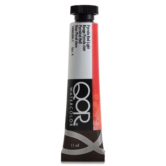 QoR Modern Watercolors - Pyrrole Red Light, 11 ml tube {1}