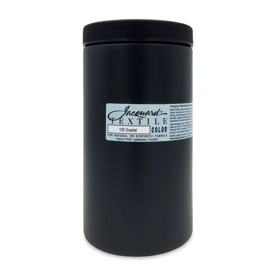 Jacquard Textile Color - Scarlet Red, 32 oz jar {1}