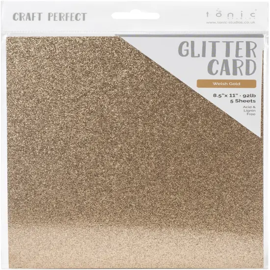 Craft Perfect Glitter Cardstock 8.5"X11" {2}
