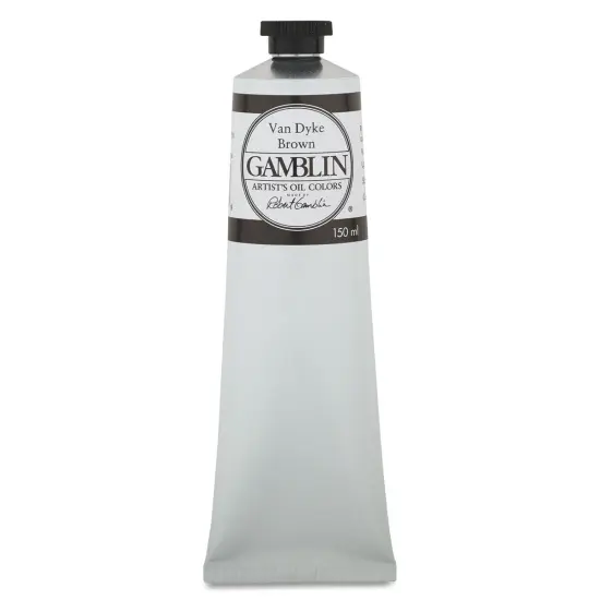 Gamblin Artist's Oil Color - Van Dyke Brown, 150 ml tube {1}