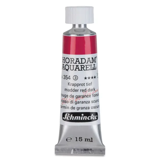 Schmincke Horadam Aquarell Artist Watercolor - Madder Red Dark, 15 ml tube {1}