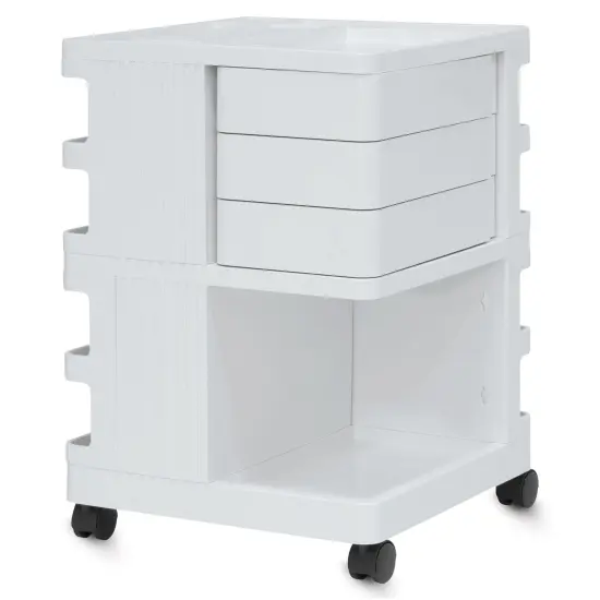 Studio Designs Kubx Pro Mobile Storage Cart - White {1}