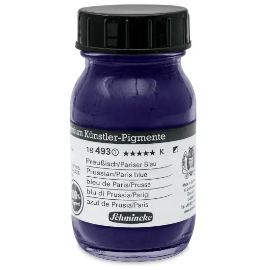 Schmincke Pigment - Prussian/Paris Blue, 100 ml Jar {1}