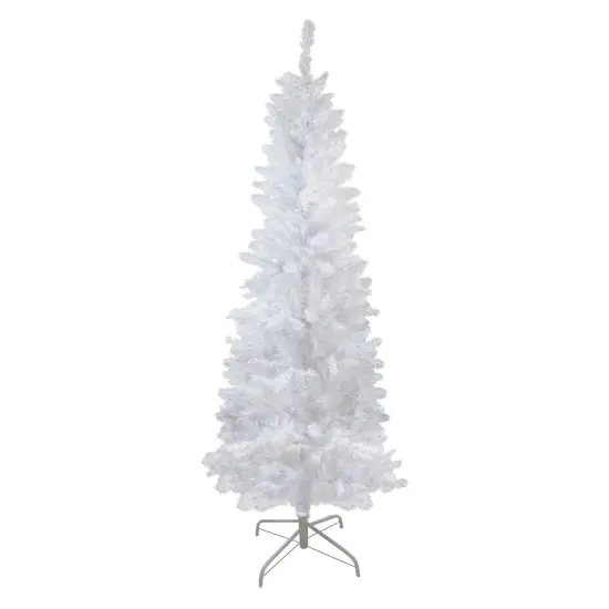 Northlight 6' Pencil White Spruce Artificial Christmas Tree - Unlit {1}