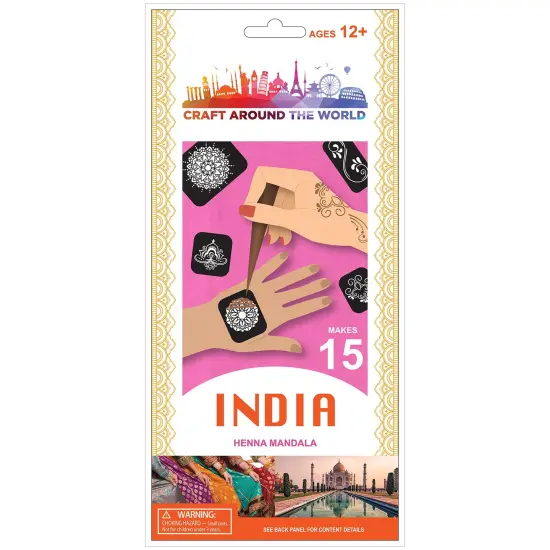 Craft Around The World Indian Henna Mendala-Makes 15 {1}