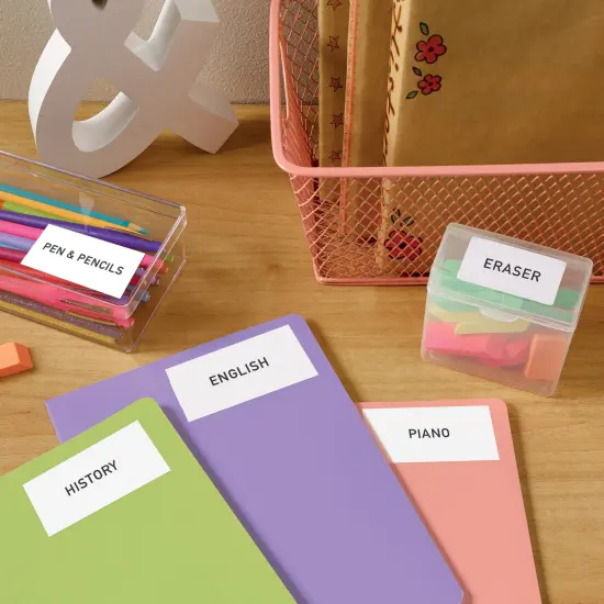 Avery Address Labels for Copiers 1-3/8" x 2-13/16", 2,400 White Labels (5363) {6}