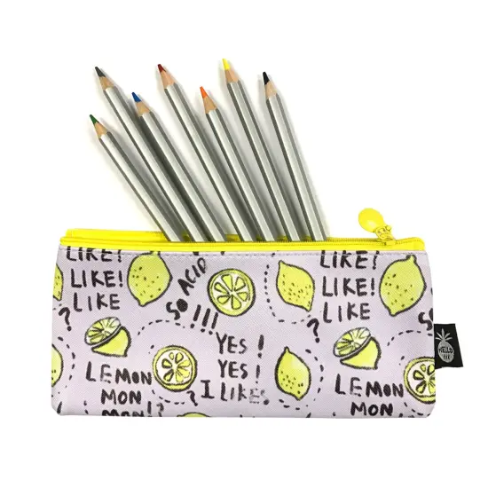 Wrapables Trendy Food Pencil Case and Stationery Pouches (Set of 3) Green {3}