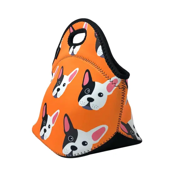 Wrapables Insulated Neoprene Lunch Bag Boston Terrier {2}