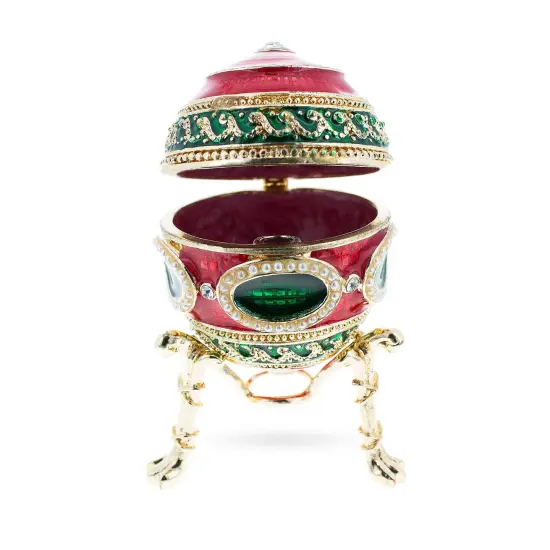 1914 Mosaic Royal Imperial Easter Egg 2.6 Inches {5}