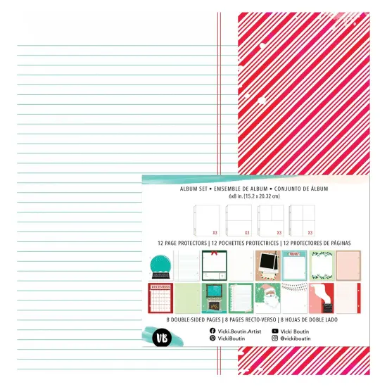 Vicki Boutin Peppermint Kisses Album Set 6"X8" {3}