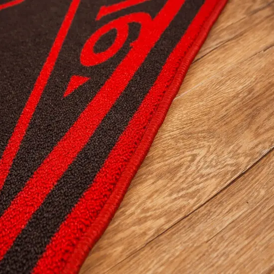 Dungeons & Dragons Red D20 Dice Printed Area Rug | 52 x 45 Inches {6}