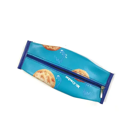 Wrapables Trendy Food Pencil Case and Stationery Pouches (Set of 3) Blue {5}