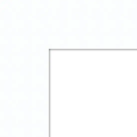 Custom Super White Mat, Available in Image Sizes 4x4" to 20x32", Outside Size is 4" Larger Than Image Size {1}