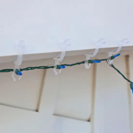 Simple Living Set of 150 Clear Max Pro Anywhere Christmas Light Clips {7}