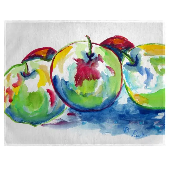 Betsy Drake Three Apples Place Mat Set of 4 {1}