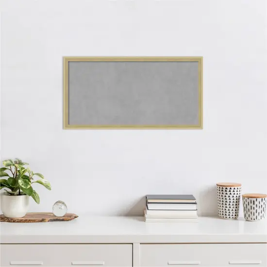 Lucie Wood Framed Magnetic Board Lucie Champagne {5}