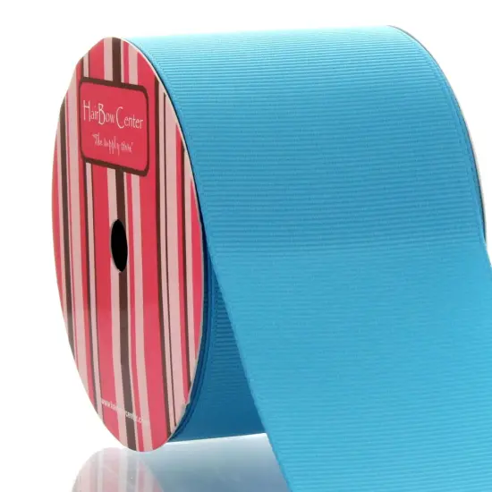 2.25" Grosgrain Ribbon Solid 333 Dusty Blue 100 Yard {3}