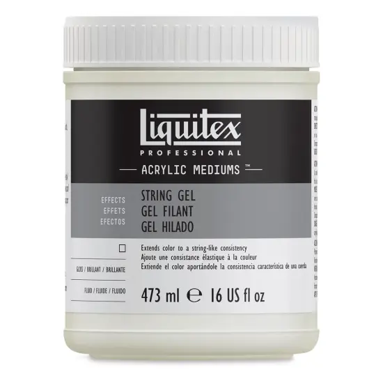 Liquitex Effects String Gel Medium - 16 oz jar {1}