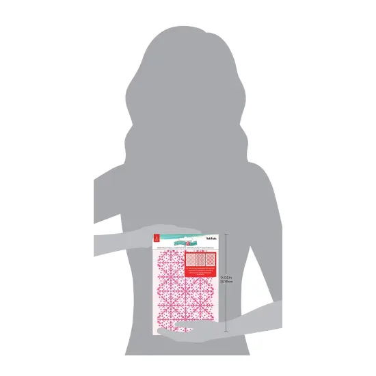 Vicki Boutin Peppermint Kisses Stencil Pack 3/Pkg-Snowflakes {3}