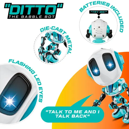 Force1 Ditto Mini Voice Changer Robot Toy for Kids {2}