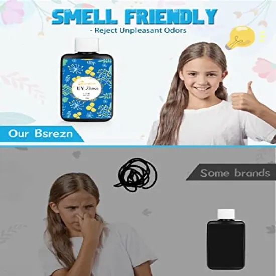 Bsrezn 400g UV Resin Hard, Crystal Clear UV Cure Epoxy Resin Kit Premixed Resina UV Transparent Solar Activated Glue for Jewelry Making Fast Curing {2}